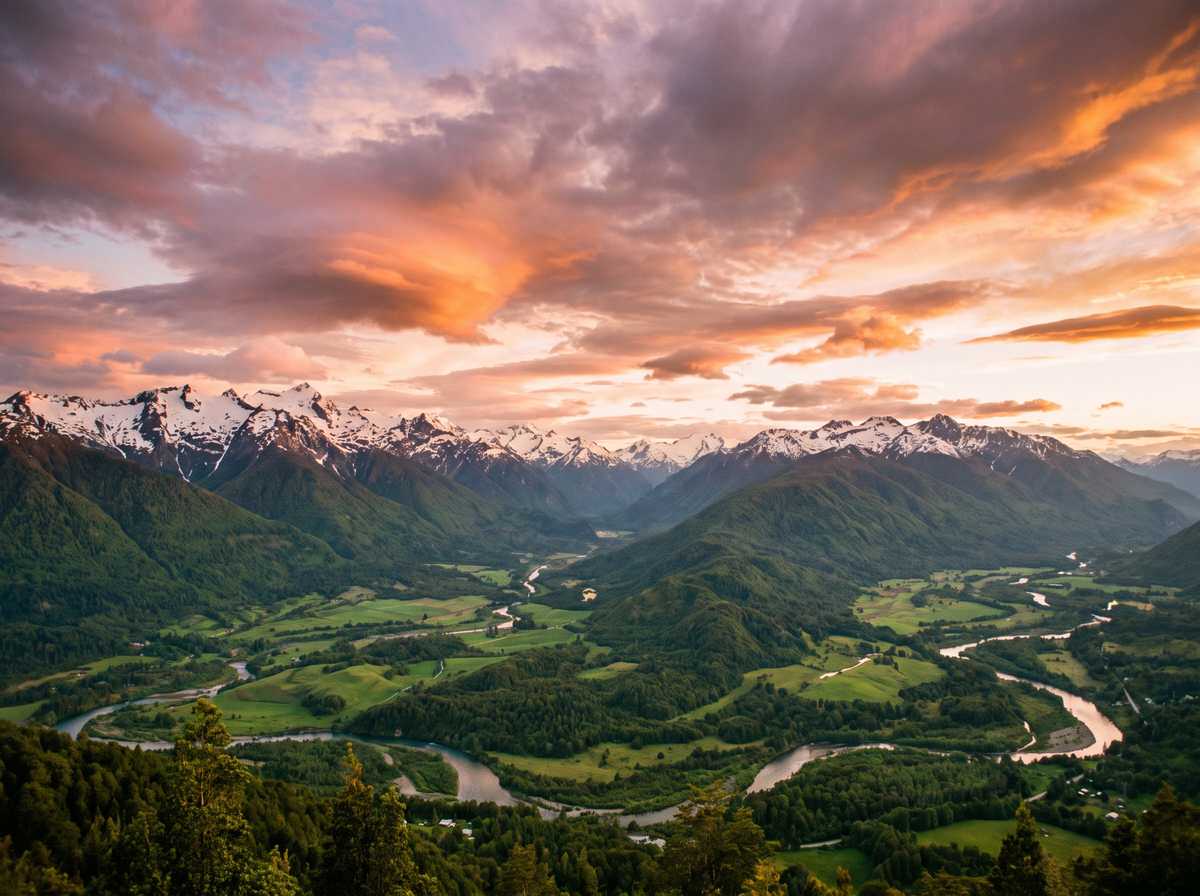 Valle panorámico
